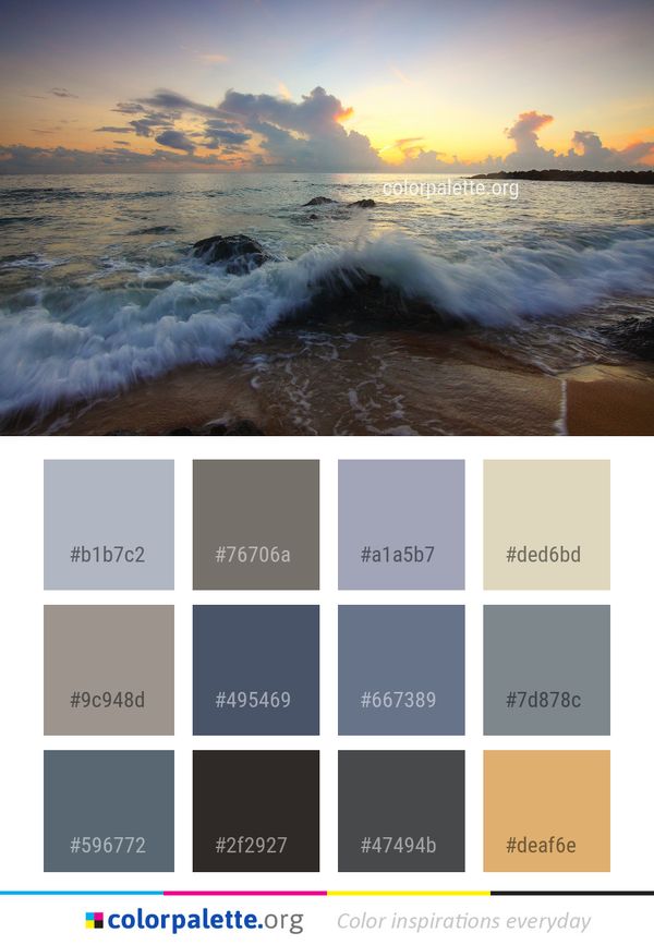 Sea Ocean Sky Color Palette