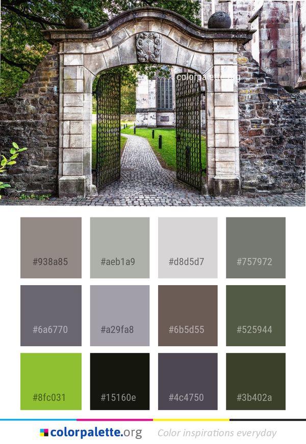 Gate Iron Wall Color Palette
