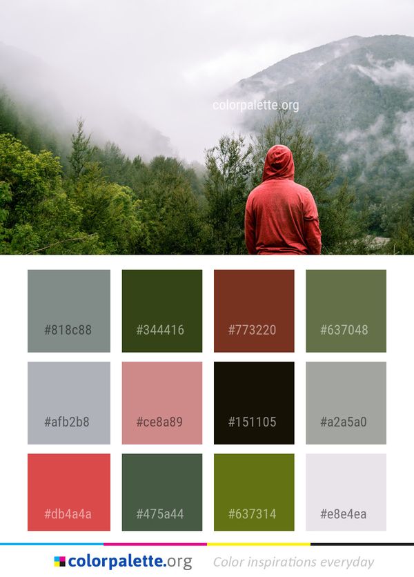 Mountainous Landforms Nature Mountain Color Palette