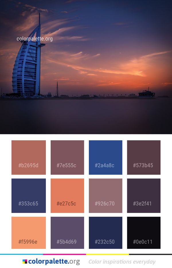 Sky Sunset Dawn Color Palette