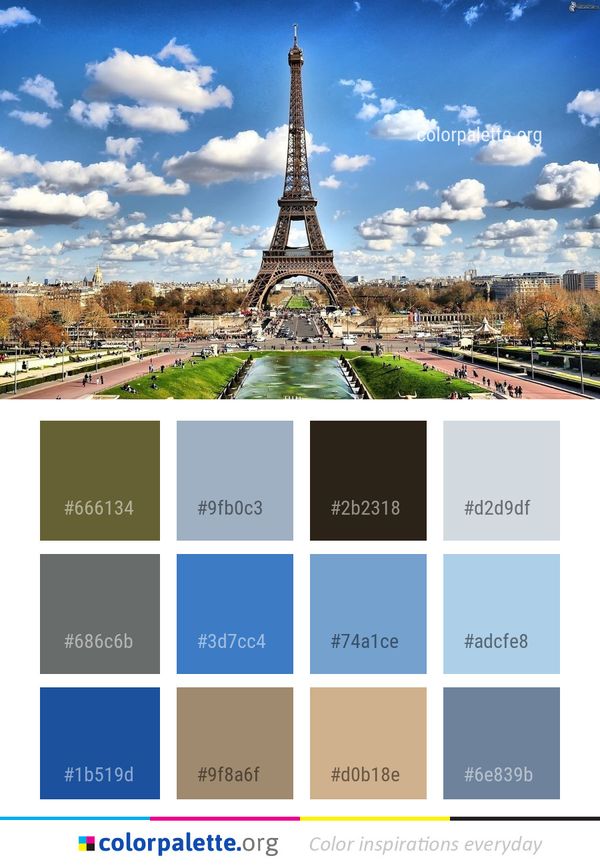 Landmark Sky Metropolitan Area Color Palette