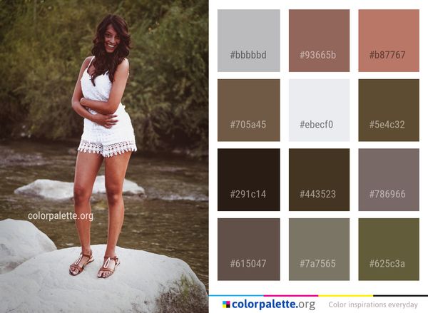 Photograph Beauty Girl Color Palette