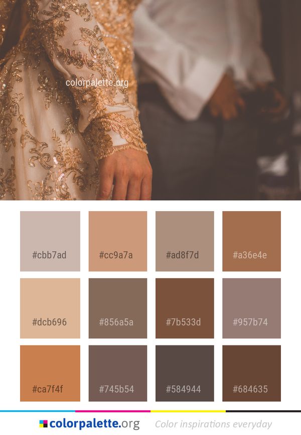 Photograph Gown Bridal Clothing Color Palette