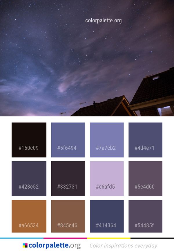 Sky Atmosphere Cloud Color Palette