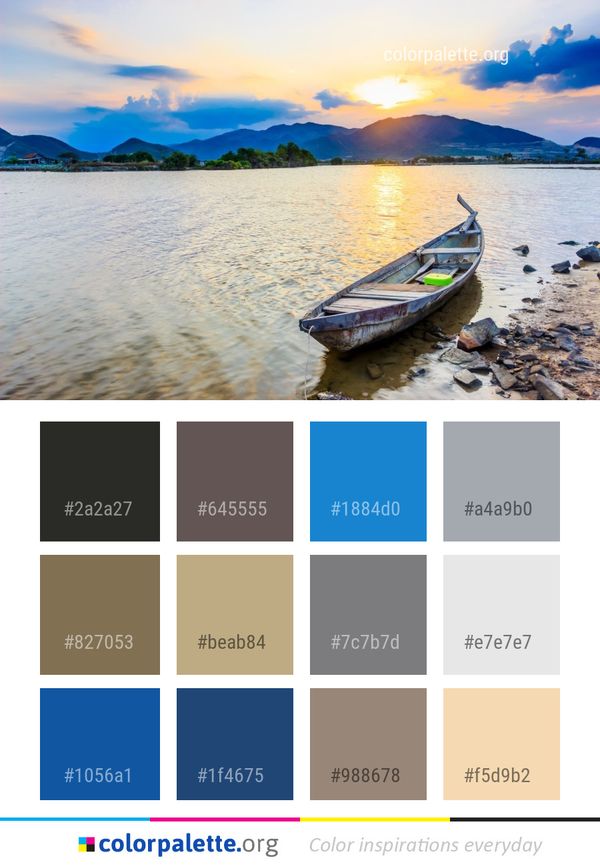 Sky Nature Loch Color Palette