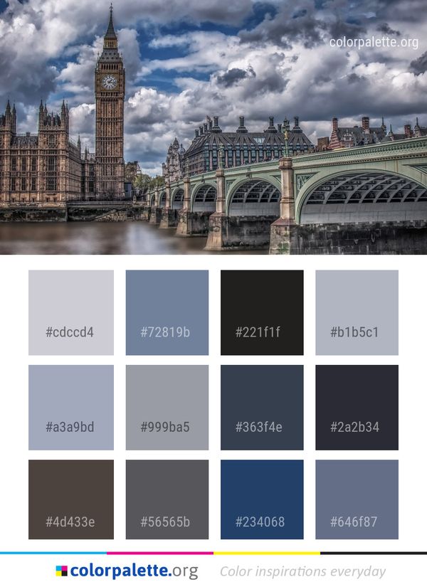 Landmark Sky Cloud Color Palette