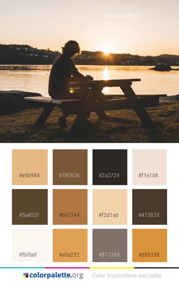 Water Sky Reflection Color Palette