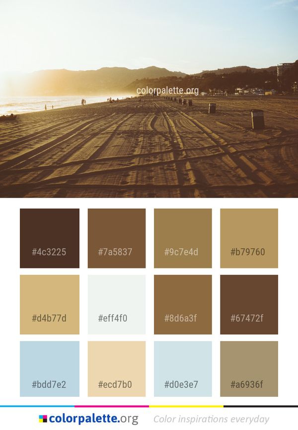Sea Sky Body Of Water Color Palette