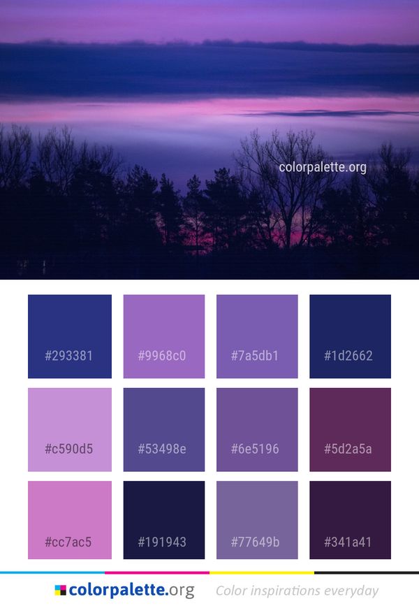 Sky Dawn Atmosphere Color Palette