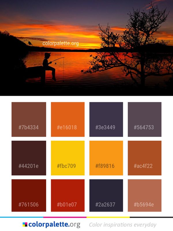 Sky Sunset Nature Color Palette