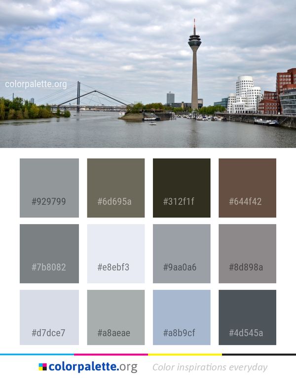 Bridge Waterway River Color Palette