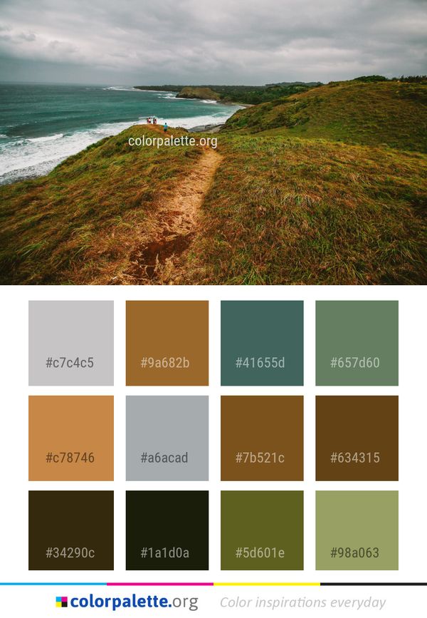 Coast Sea Headland Color Palette