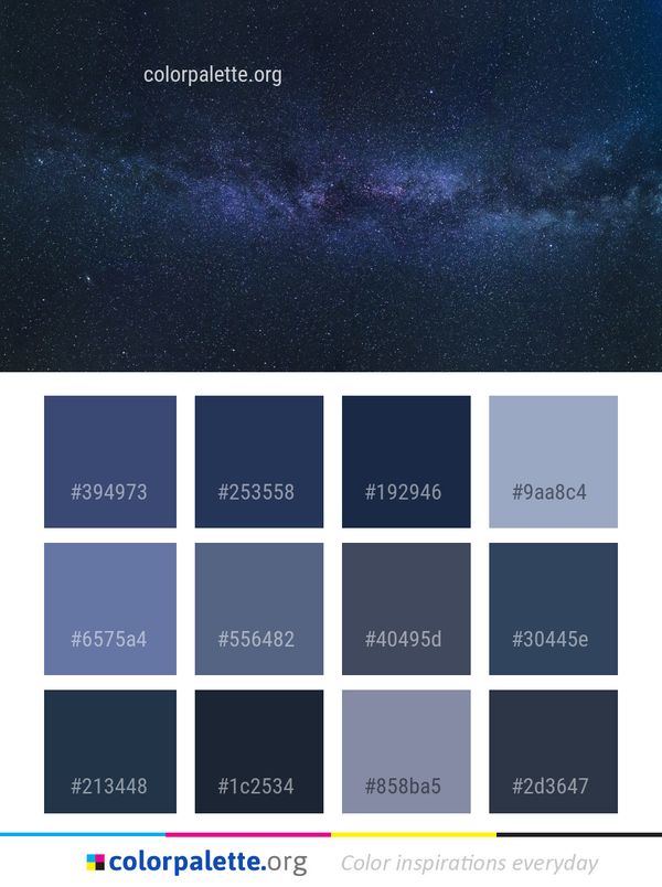 Galaxy Atmosphere Sky Color Palette