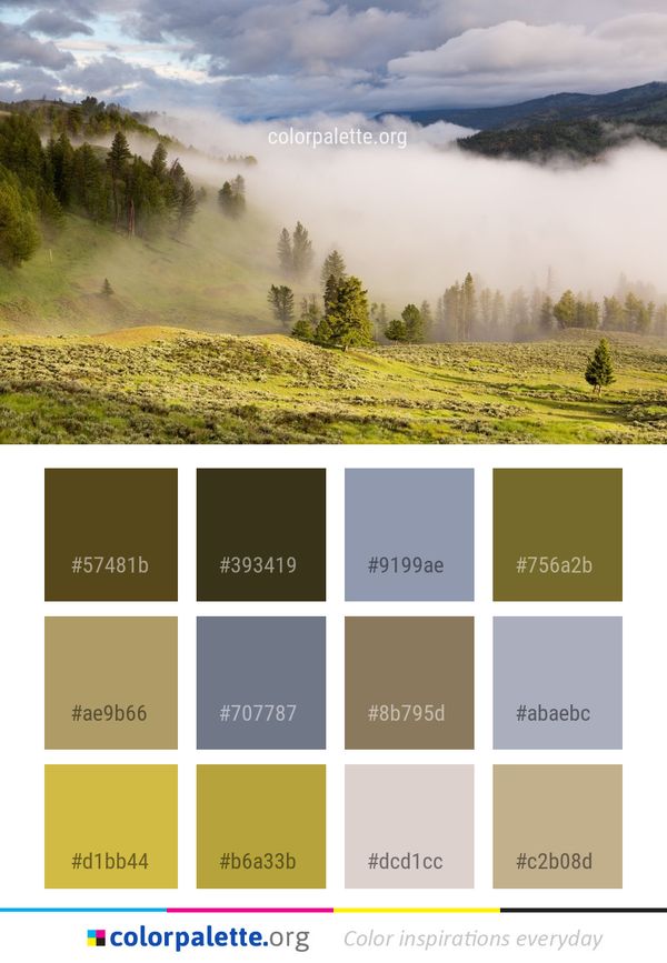 Nature Sky Highland Color Palette