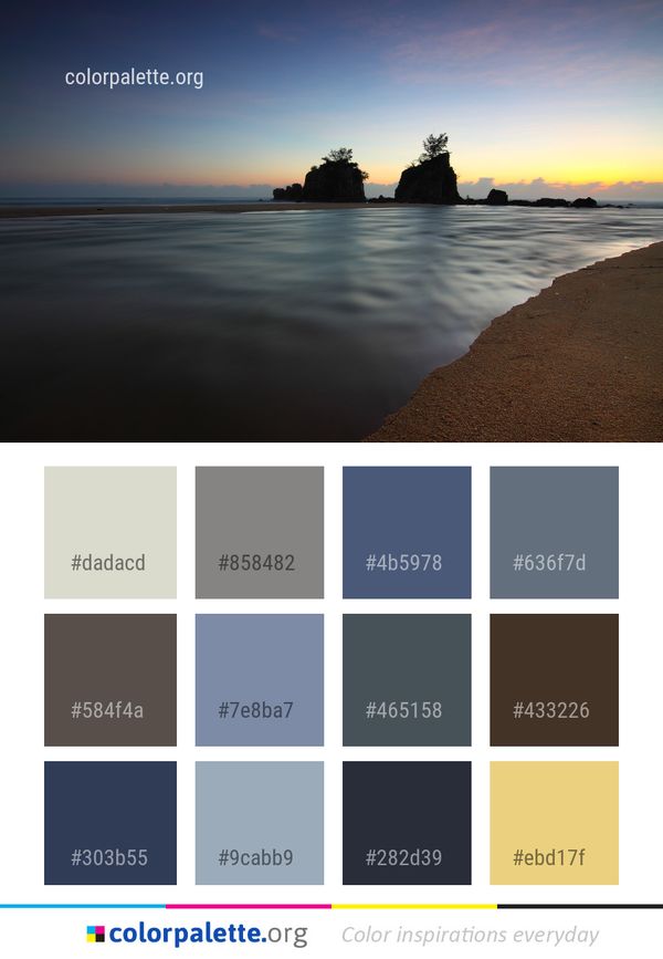 Sea Sky Horizon Color Palette