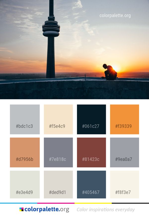 Sea Sky Sunrise Color Palette