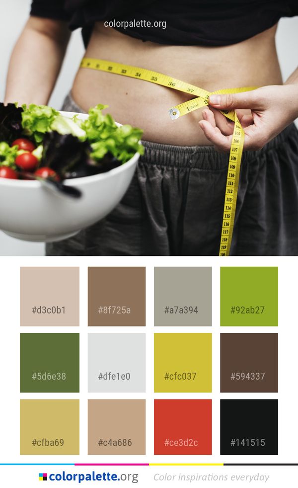 Food Abdomen Trunk Color Palette