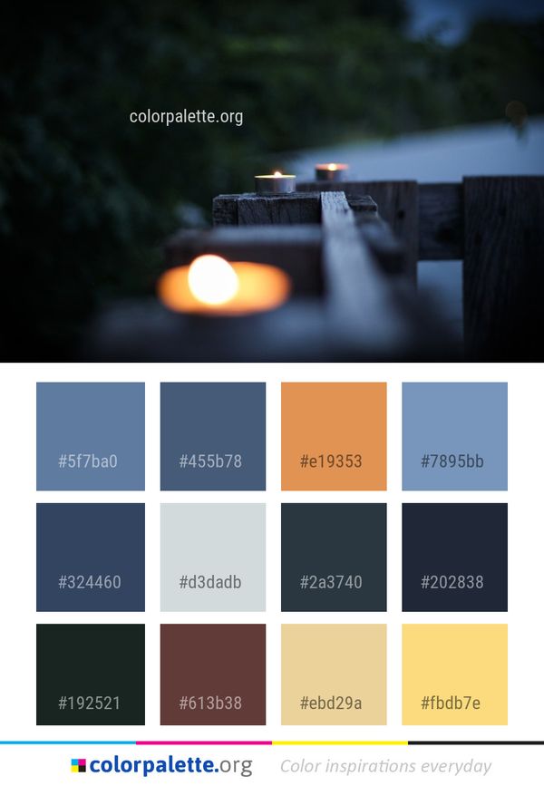 Reflection Light Lighting Color Palette