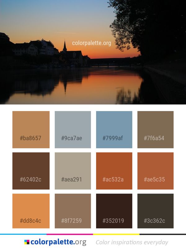 Reflection Sky Dawn Color Palette