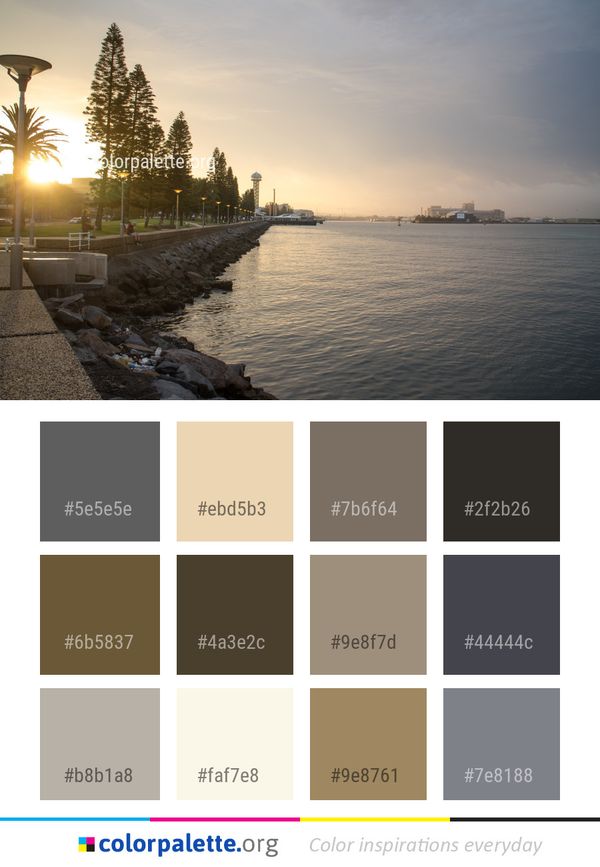 Sea Sky Waterway Color Palette
