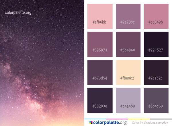 Sky Atmosphere Galaxy Color Palette