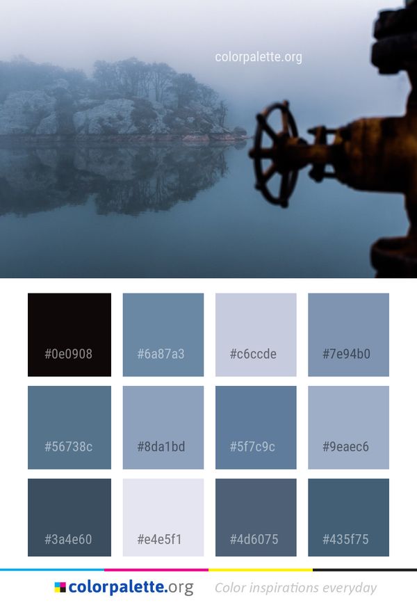 Water Reflection Sky Color Palette