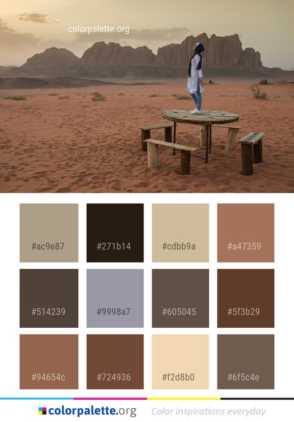 Desert Sand Sky Color Palette