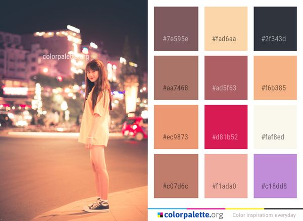 Pink Girl Light Color Palette