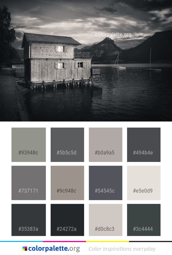 Reflection Water Sky Color Palette