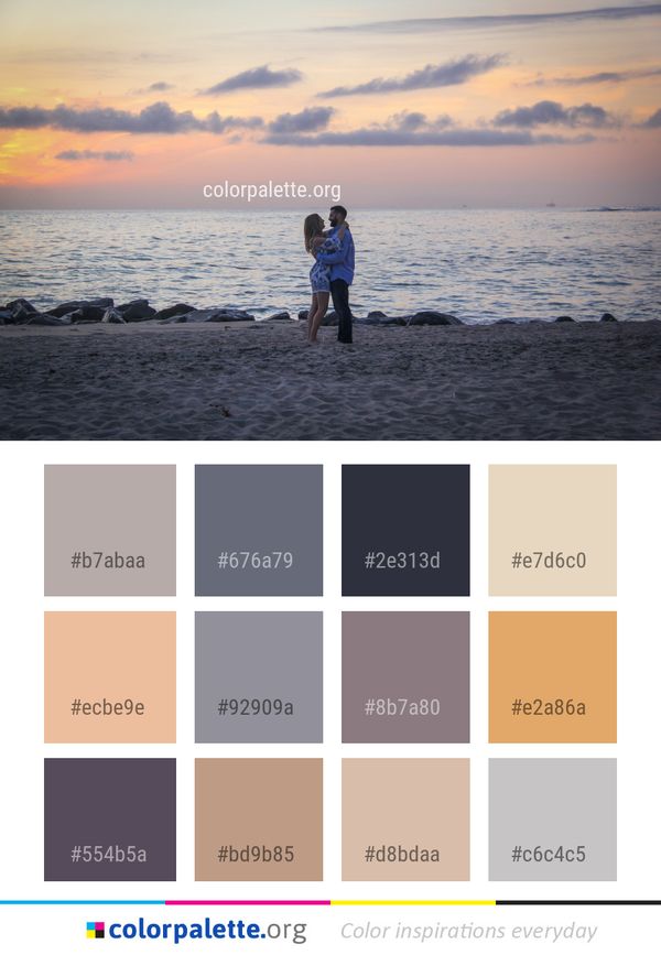 Sea Sky Beach Color Palette