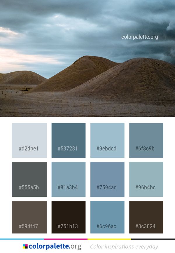 Sky Cloud Highland Color Palette