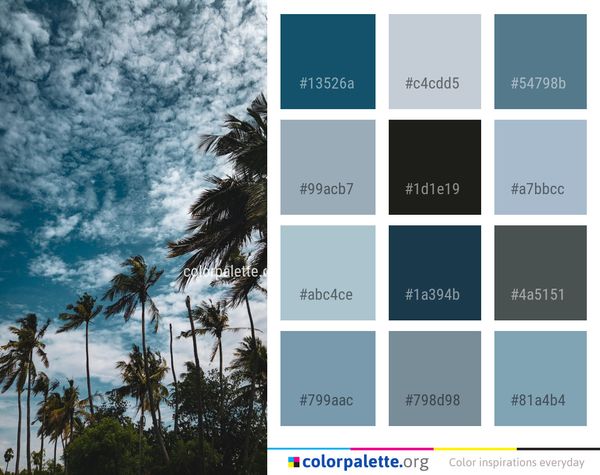 Sky Cloud Nature Color Palette