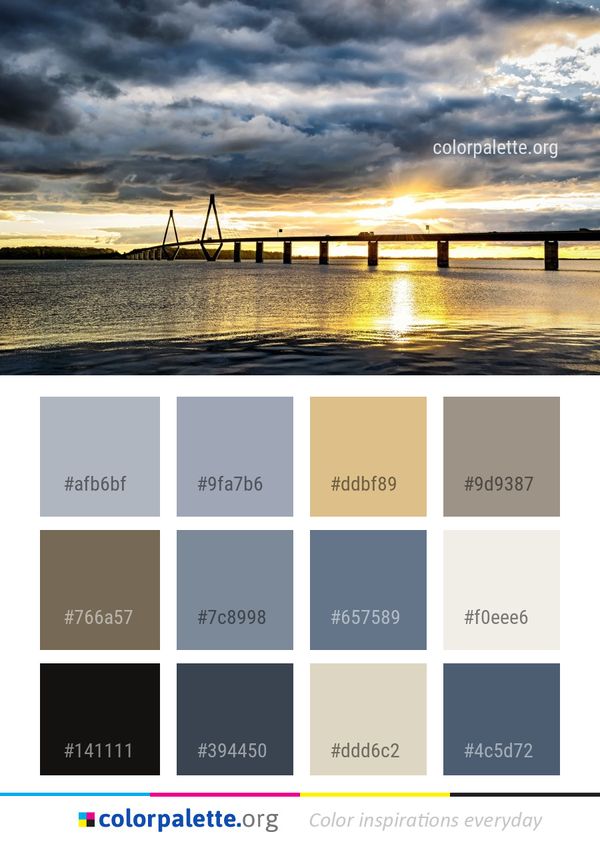Sky Horizon Cloud Color Palette