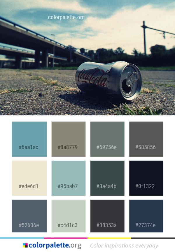Car Grass Sky Color Palette