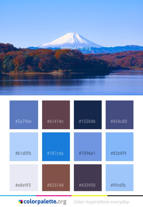 Nature Reflection Sky Color Palette