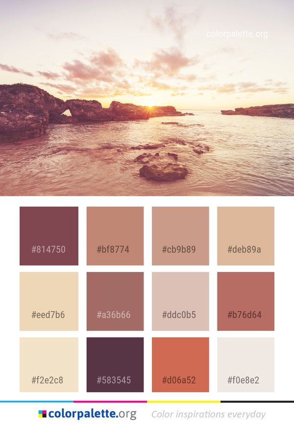 Sea Body Of Water Sky Color Palette