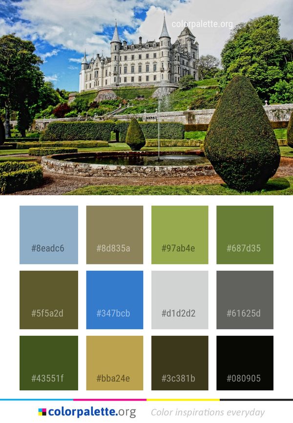 Garden Nature Green Color Palette