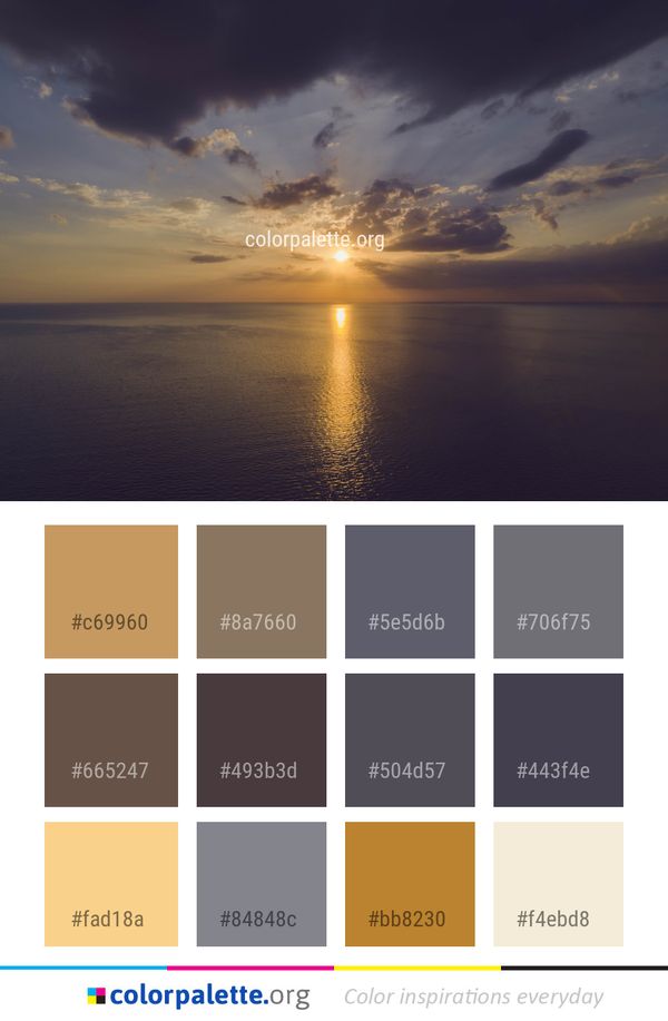 Horizon Sky Sea Color Palette