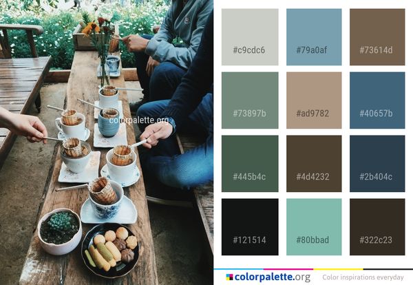 Meal Brunch Food Color Palette