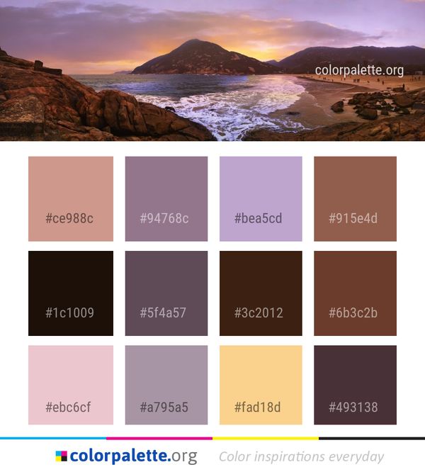 Coast Sky Sea Color Palette