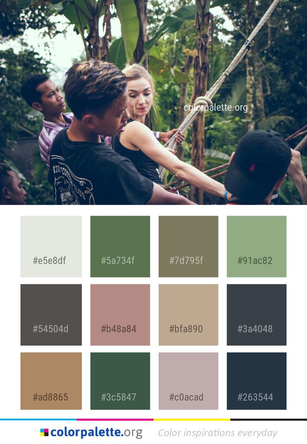 People Tree Nature Color Palette