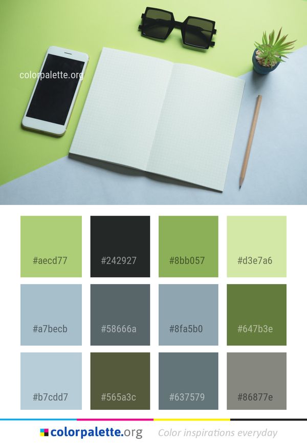 Product Material Color Palette