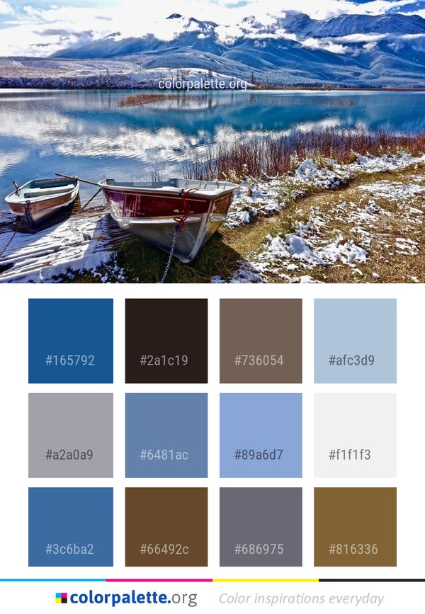 Reflection Nature Water Color Palette