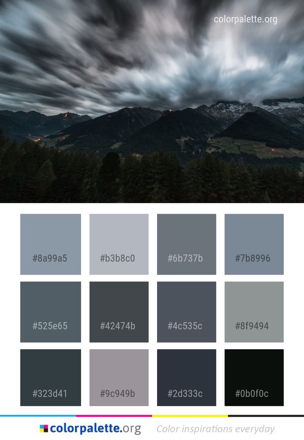 Sky Cloud Nature Color Palette