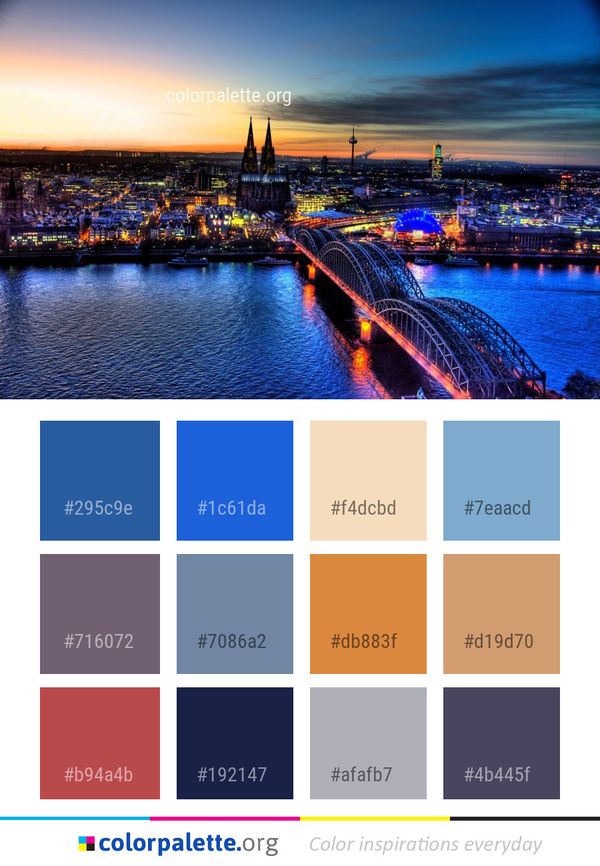 Cityscape City Sky Color Palette