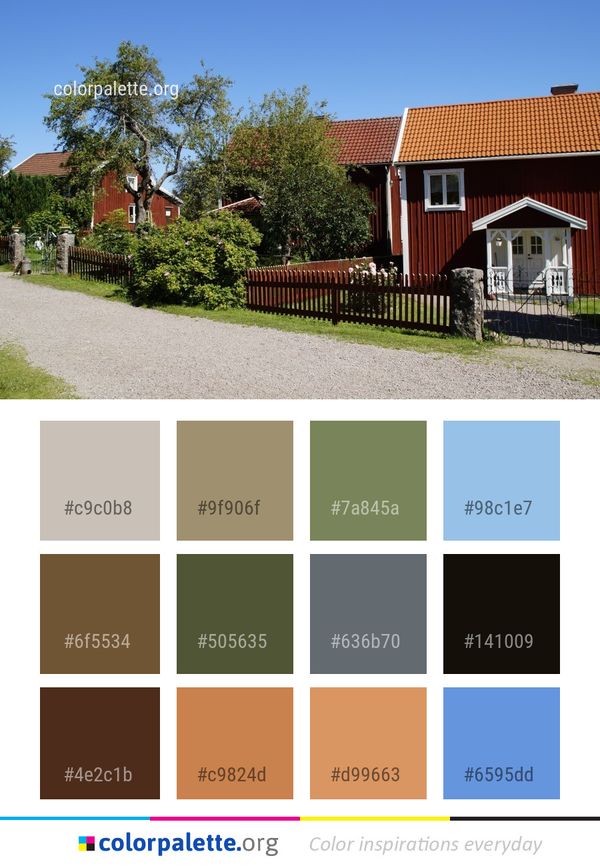 House Property Cottage Color Palette