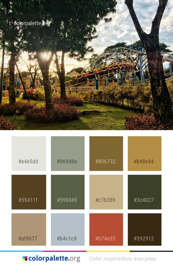Nature Sky Tree Color Palette