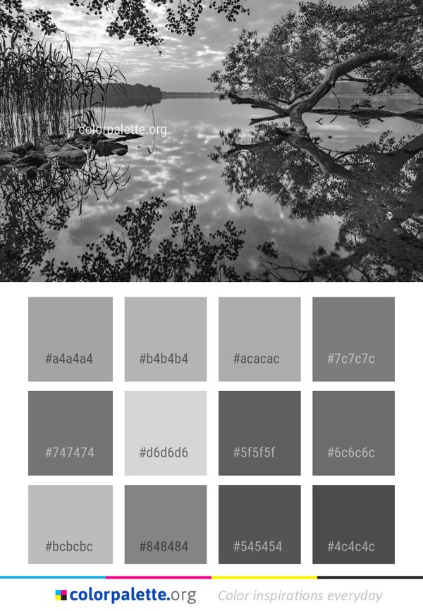 Reflection Water Nature Color Palette