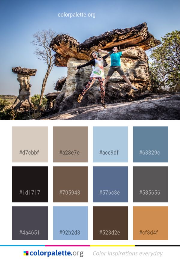 Tree Sky Plant Color Palette