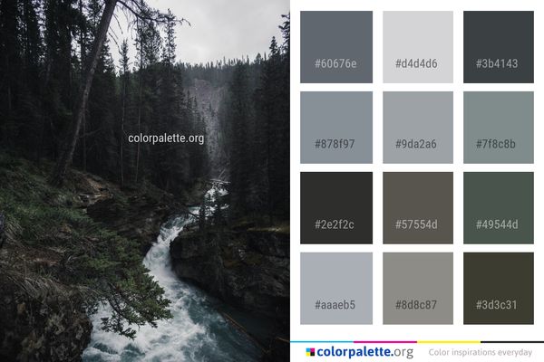 Water Nature Body Of Color Palette